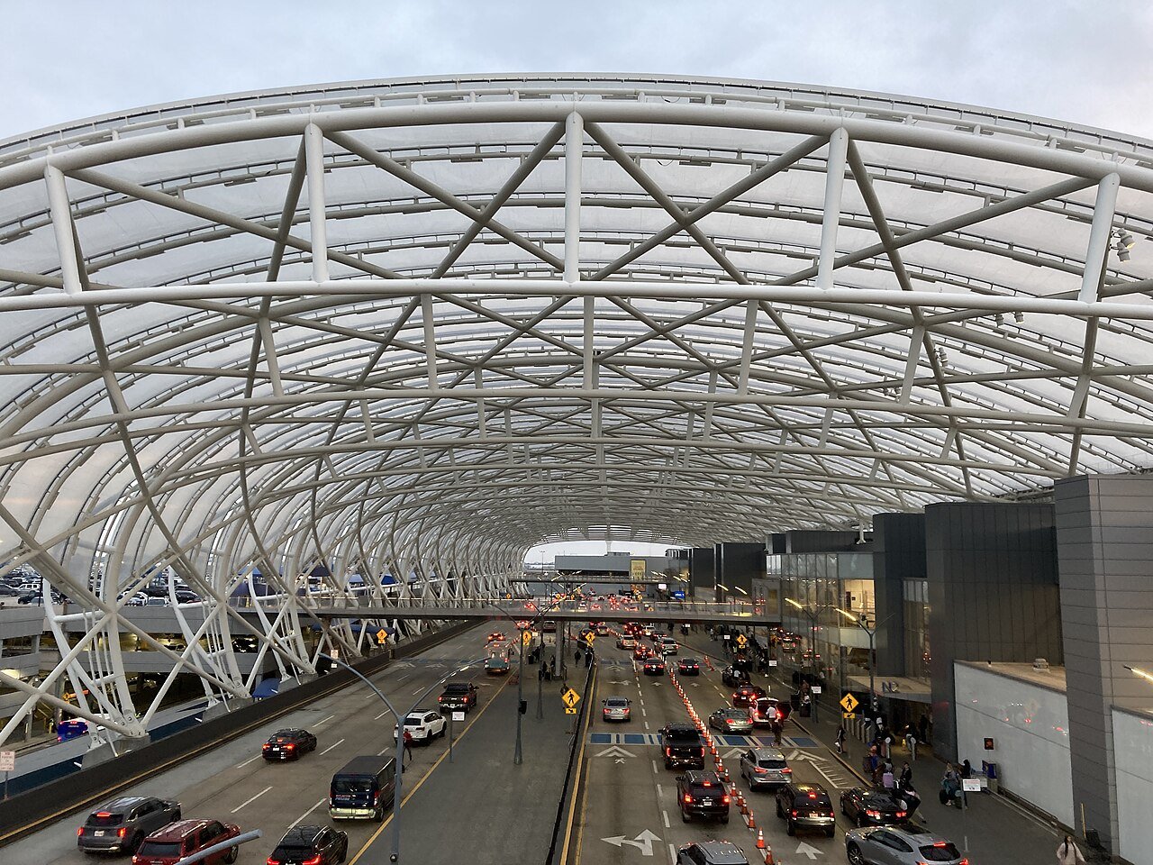 Drop-off at the Domestic Terminal of Atlanta airport