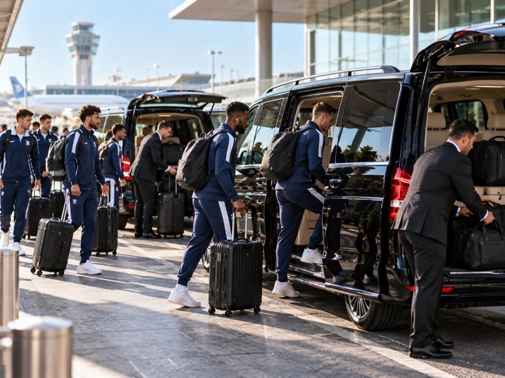 Transfer für Delegationen und Sportteams in Frankfurt