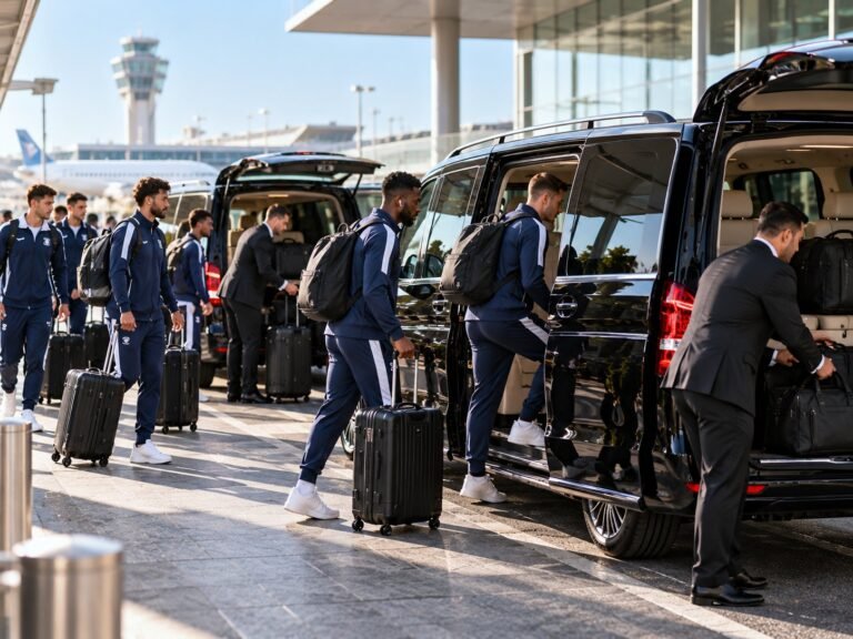 Transfer für Delegationen und Sportteams in Frankfurt