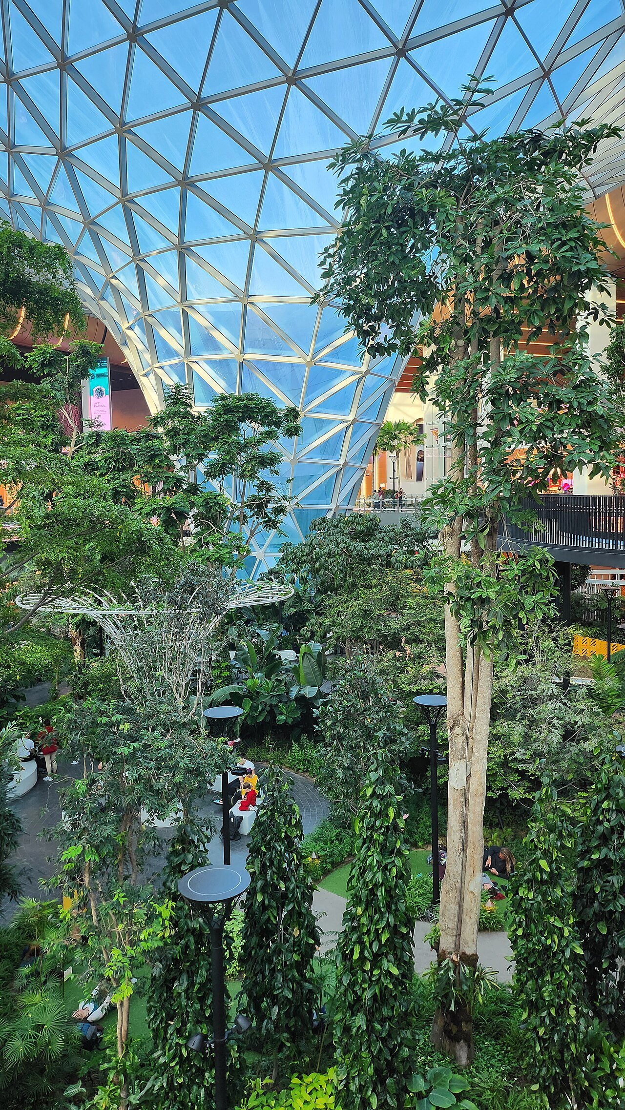 The Orchard: an indoor tropical garden in the airport's central concourse