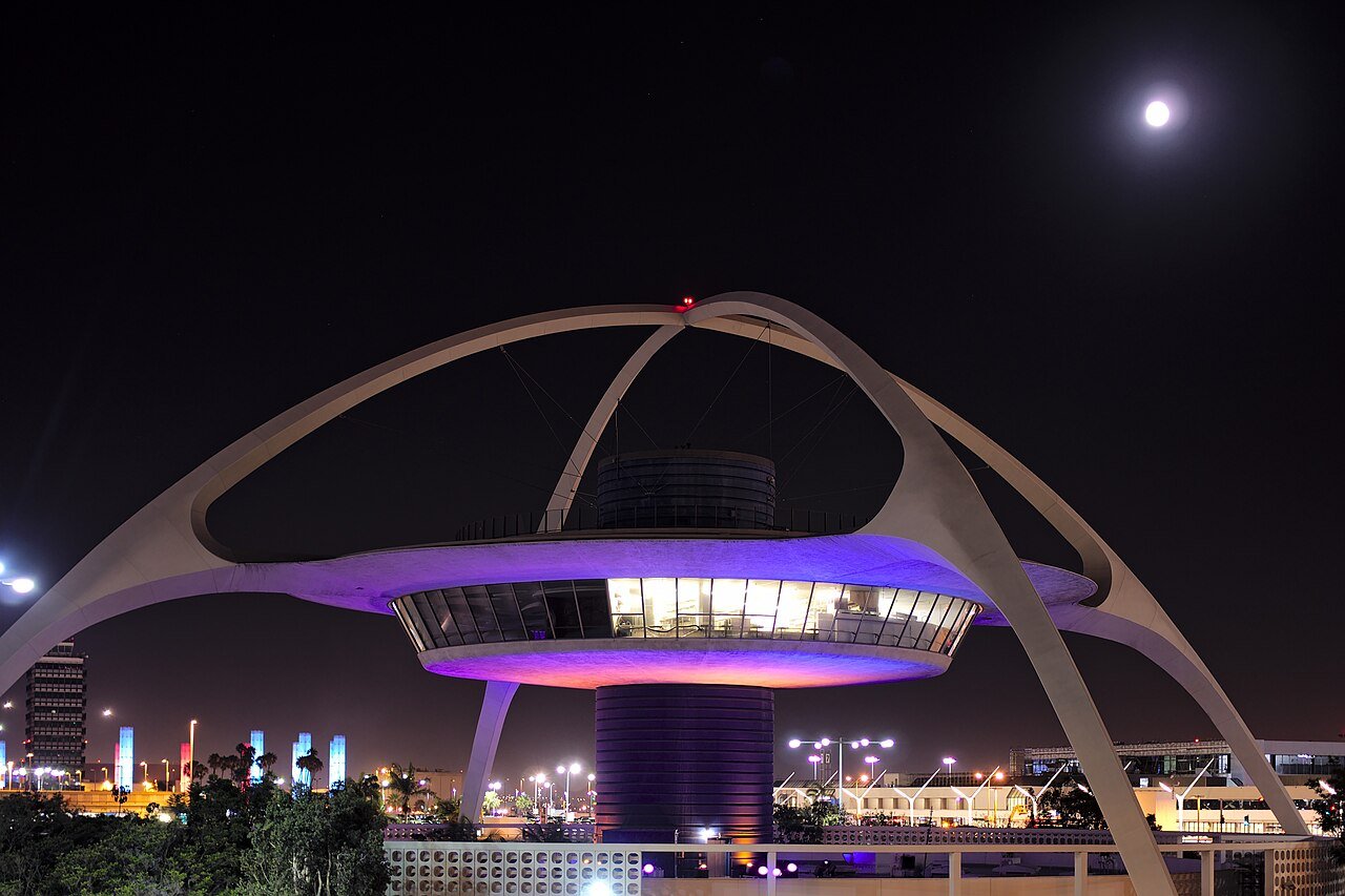 The 1961 Theme Building, LAX's most famous landmark