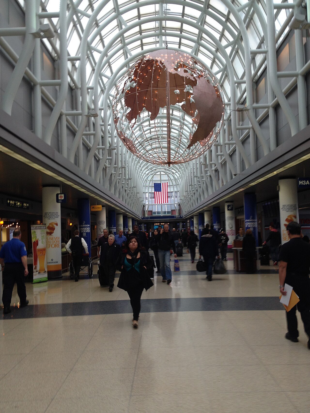 Terminal 3 at O'Hare, used by American Airlines